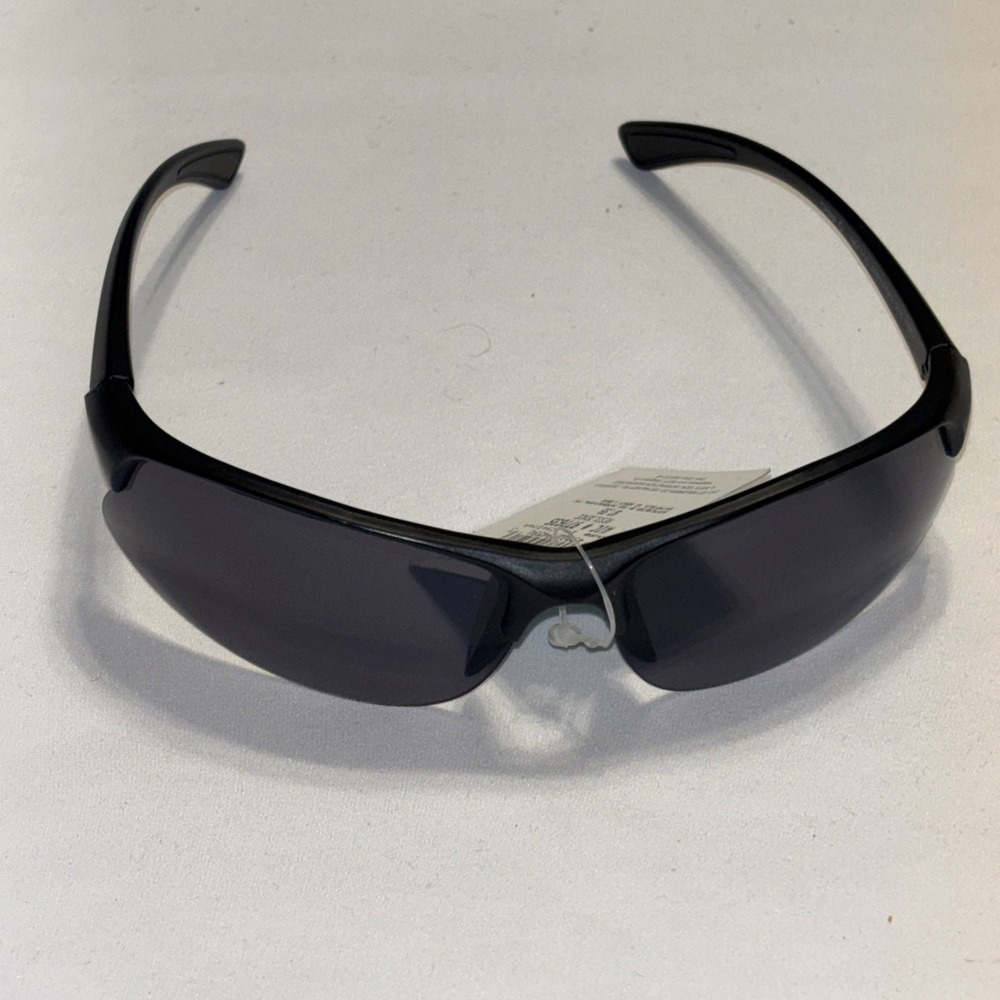 Fast Lane Resilience Sport Sunglasses Black Wrap UV Protection NWT